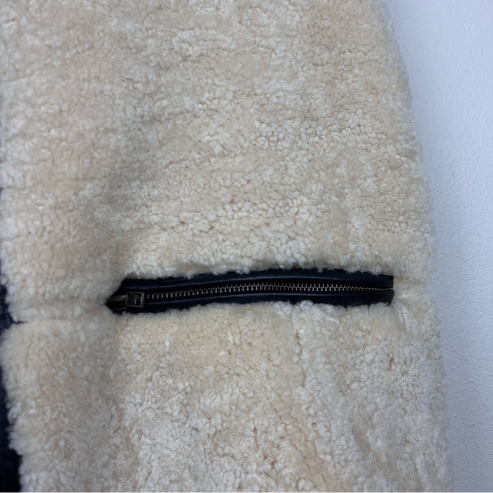 Nicholas K Rare Himalaya Genuine Shearling Sleeveless Coat - Picture 5 of 12